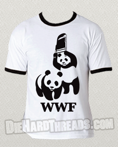 WWF Wrestling Panda Bears T-Shirt